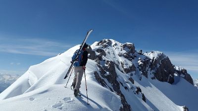 climber reached the top