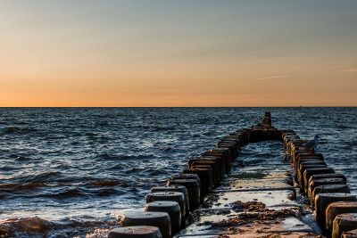 walkway to the ocean