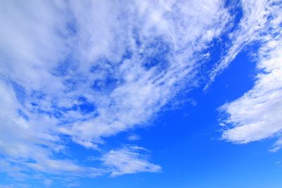 clouds in blue sky