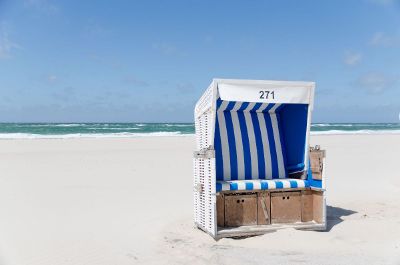 resting place in the beach