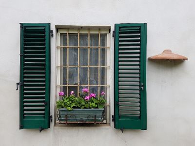 open shutters