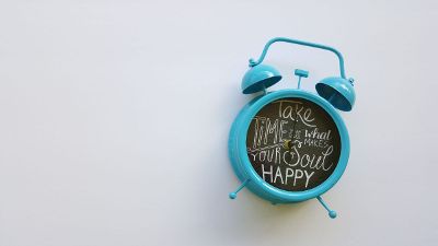 inspirational quote clock