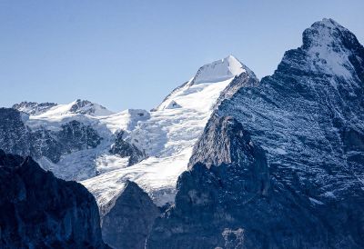 snowy mountain peaks