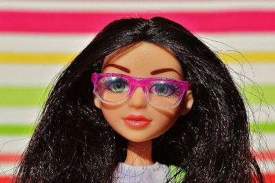 doll with eyeglasses