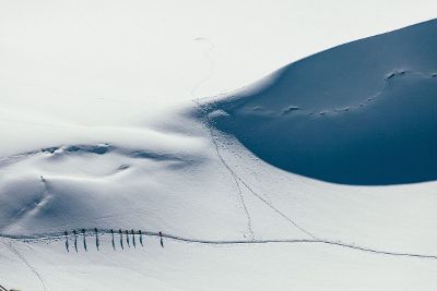 snow walk