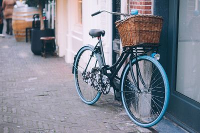 bike with basket