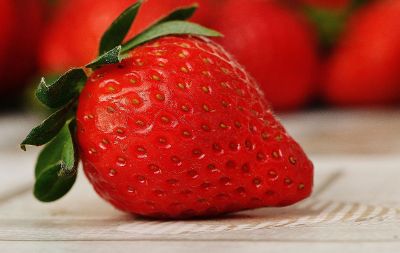 a red strawberry