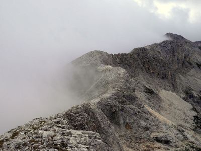 mountains in the mist