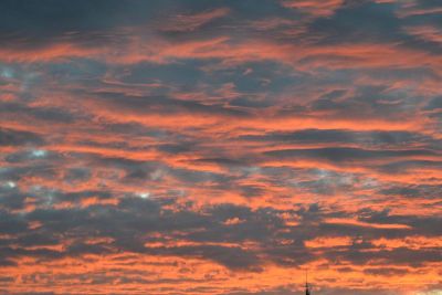 red and orange sunset