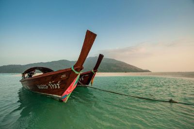 boats on a lake