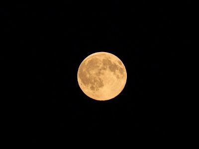 full moon at night