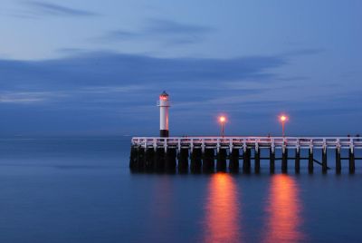 lighthouse on pier