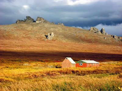 lonely ranch house