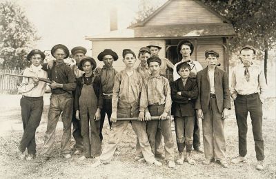 antique photo of young boys