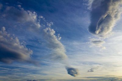 sunset with clouds