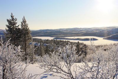 snowy hills