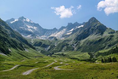 high mountain roads