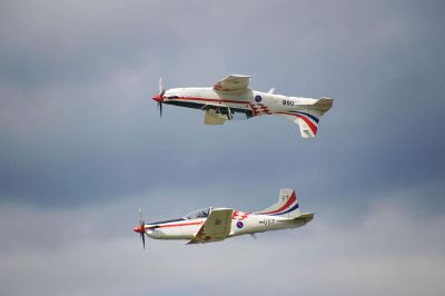 two planes