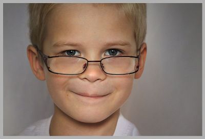 kid with glasses