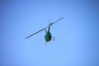 helicopter in sky