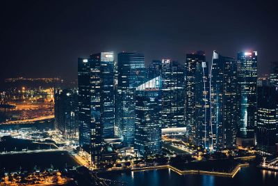 cityscape image at night