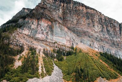 rocky cliff face