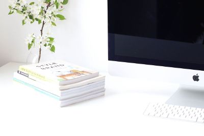 books on a desk