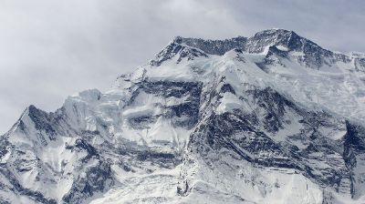 snowy mountain cap