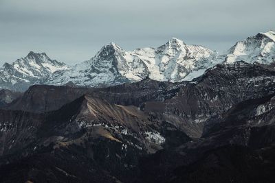 icy mountains