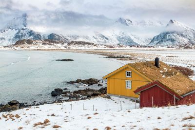 homes in the winter