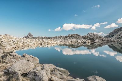 rocks and river