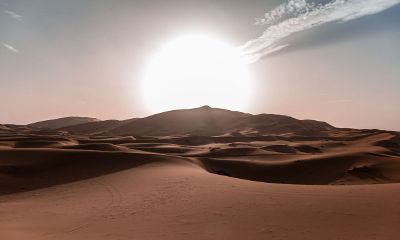 sun in the desert