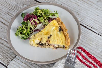 pie and salad