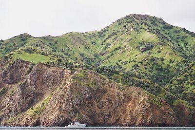 boat on coastline