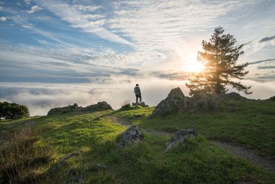 the man seen a sunset