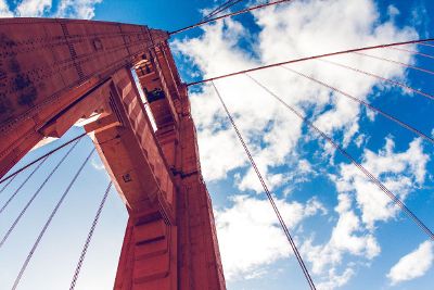 center of a bridge