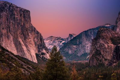 canyons at dusk