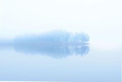 a foggy island