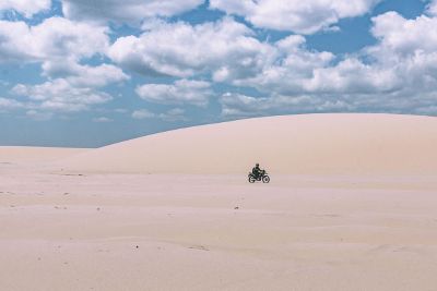 motorists in dessert