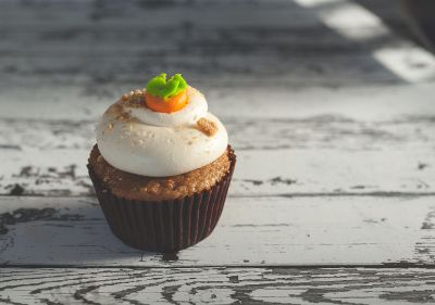 pumpkin spice cupcake