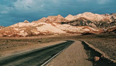 a road through the desert