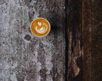 coffee on a table