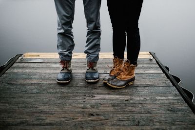 couple on walkway