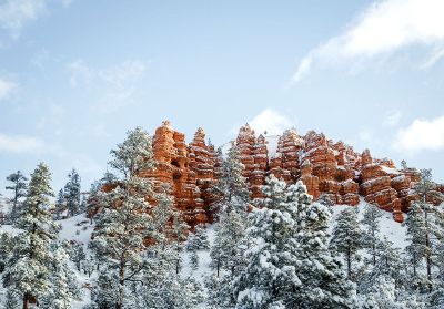 snow covered peak