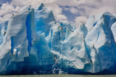 iceberg and sky blue