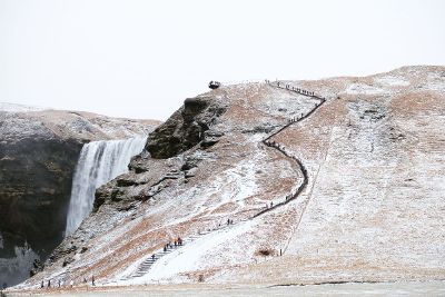 path to waterfall top