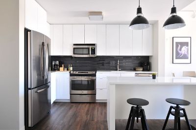 view of a kitchen