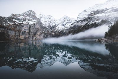 beautiful mountain lake