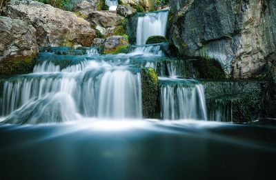 a short waterfall