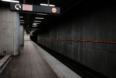 subway at night